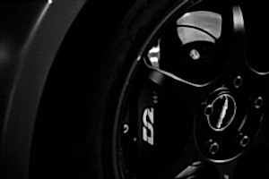 a close up of a tire on a car